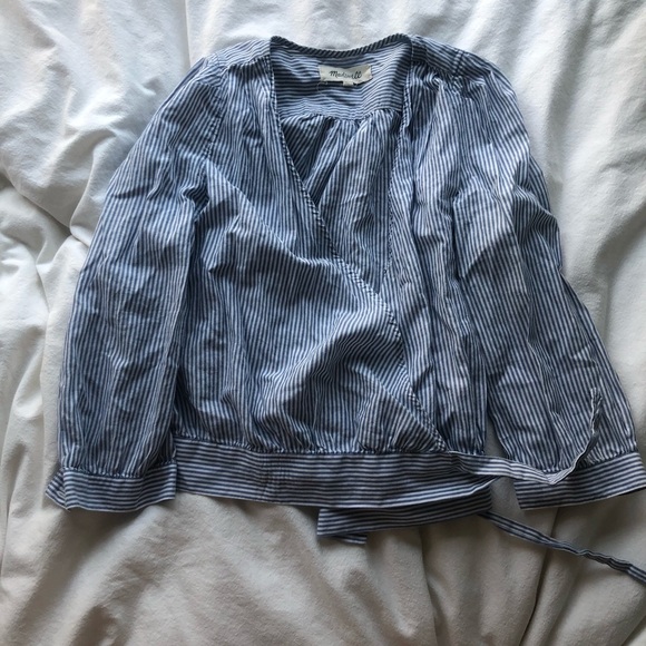 Madewell seersucker blouse - Picture 1 of 2
